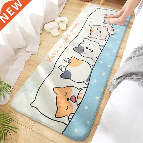 Long Floor Mat Bedside Rug Super Soft and Comfortable Lamb V