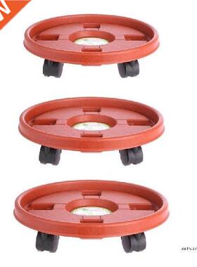 Stable Flower Pot Hder with Rlers for Yard Patio