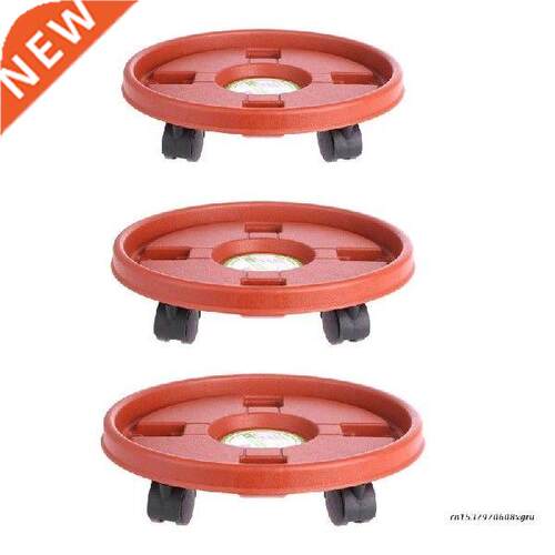 Stable Flower Pot Hder with Rlers for Yard Patio