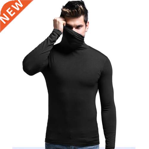 Winter High Collar Rashguard Men's Thermal Underwear Men Fir