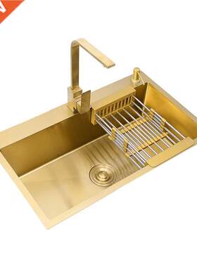 Gold Kitchen Sink Above Counter or Undermount 04 Stainless