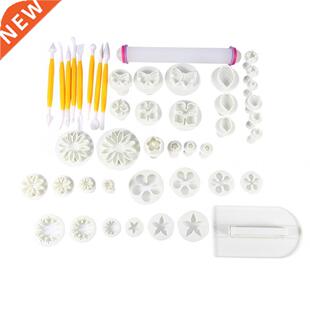 Set of 46 Cutters Cake Decoration Baking Sugarcraft Clay Fo