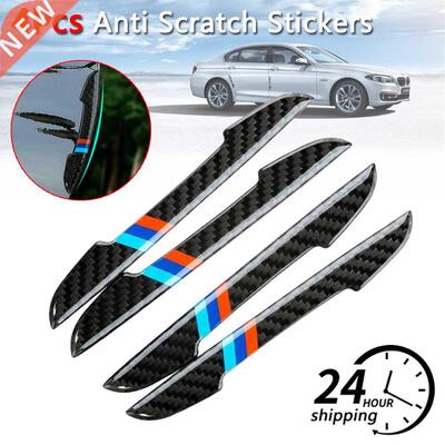 4pcs Car Door strips Anti Scratch Sticker Carbon Fiber Edge
