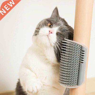 Pet Comb Removable Cat Corner Scratching Rubbing Brush Pet H