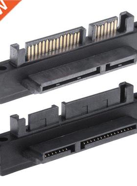 90 Degree 7+15Pin SATA Male to Female Port Converter Adapter