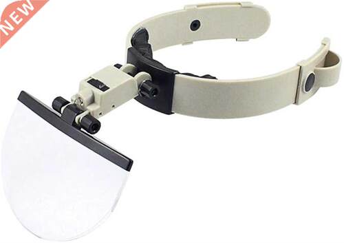 LED Head-mounted Reading Embroidery Maintenance Helmet Magni