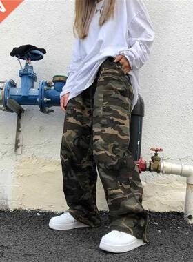 Jogers for Men Retro Style Camouflage Pants Men's Loose and
