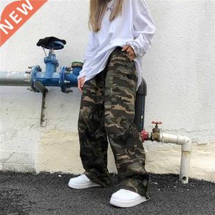 Jogers for Men Retro Style Camouflage Pants Men's Loose and