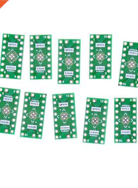 10 PCS QFN16 Pin Pitch 0.65mm 0.5mm to DIP16 Adapter PC oa