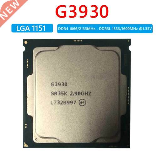 For Intel Celeron G3930 For LGA1151 SR35K 2.9GHz CPU DDR4 Du