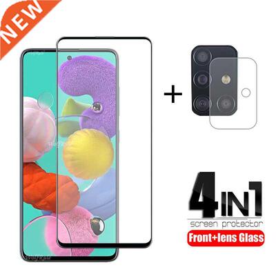 4-in-1 For Samsung Galaxy A51 Glass For Samsung M21 Tempered