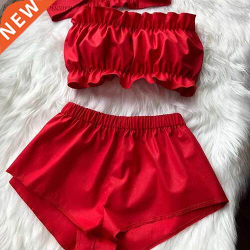 New Lace Pijama Dot Print Women's Pajama Sets V-Neck