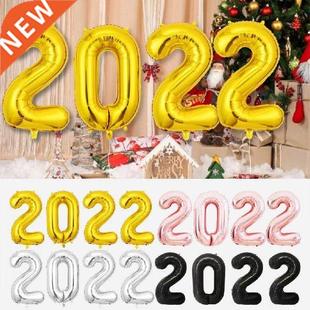 2022 Foil Number Balloons New Year Eve Festival Party