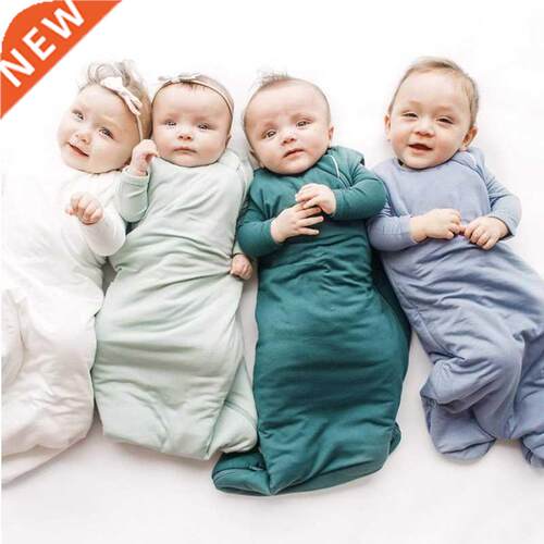 Bamboo Fiber Baby Summer Sleeping Bag Soft Comfortable Zippe