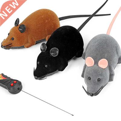 Wireless Remote Control Mouse Toy Black/Gary/Brown Electroni