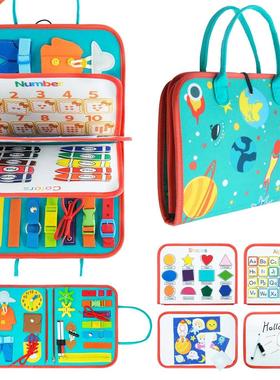 Toddler Busy Board Preschool Chldren ntellgence Learnng