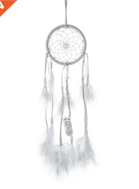 AT69 -Handmade Dream Catcher Net with Feathers Wall Hanging