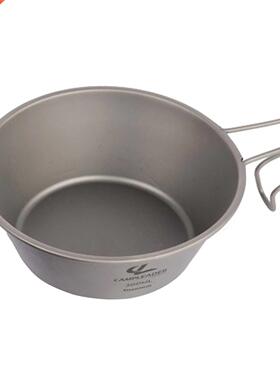 00ml Camping Cookware Outdoor Titanium Bowl Portable