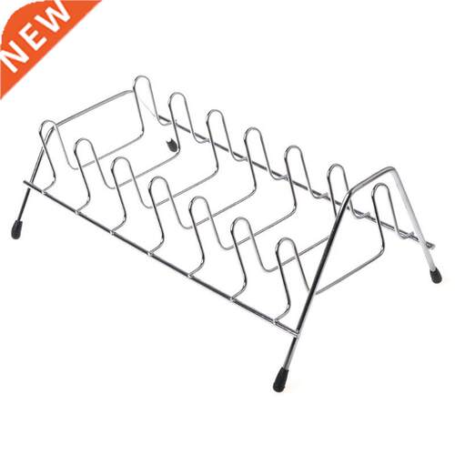 Home Stainless Steel Vertical Dish Bowl Drying Rack Water Dr