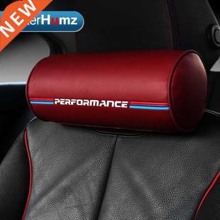 New Design Genuine Leather Car Headrest Pillows Lumbar Cu
