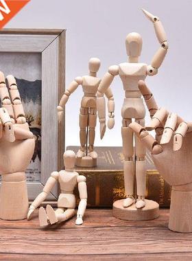 Wooden Hand Man Wood Drawing Mannequin Modle Artist Limbs