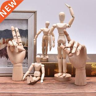 Wooden Hand Man Wood Drawing Mannequin Modle Artist Limbs