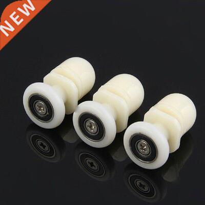 8PCS 19/23/25/27/29mm Single Plastic Shower Door Rollers
