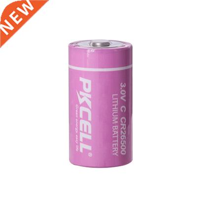 4PCS PKCELL CR26500 CR 26500 AA Lithium Battery 3V Cylindri