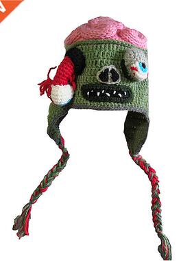 Zombie Eyes Knitted Beanies Party Halloween Costume Accessor