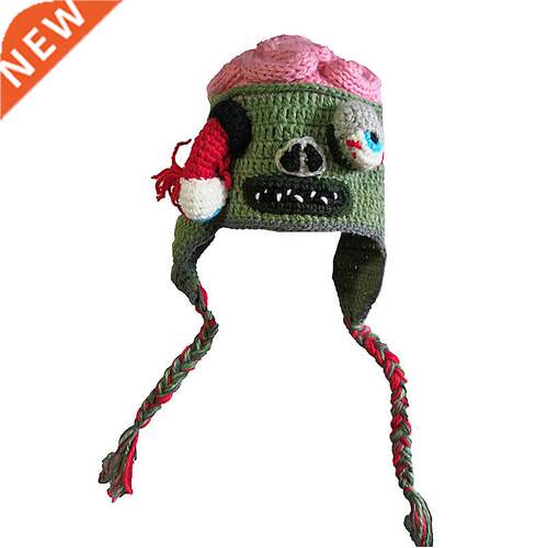 Zombie Eyes Knitted Beanies Party Halloween Costume Accessor