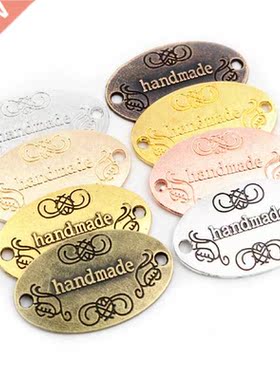 10pcs 31x19mm Handmade Chms Antique Bronze Gold Silver Pla