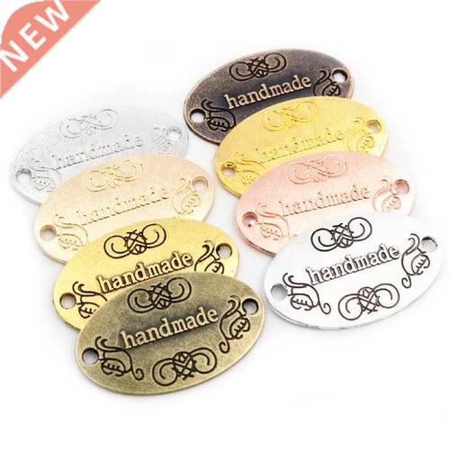 10pcs 31x19mm Handmade Chms Antique Bronze Gold Silver Pla