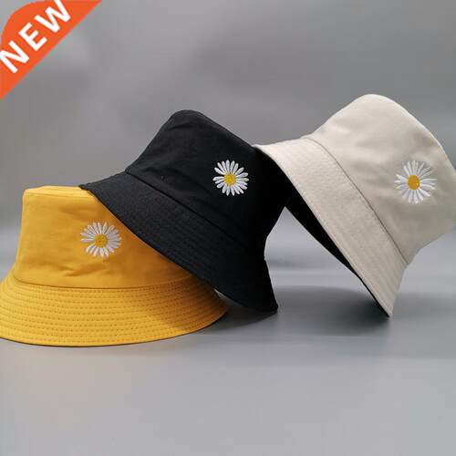 Double-side Unisex Harajuku Bucket Hat Fishing Outdoor Cap w