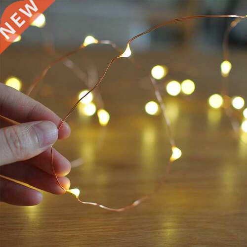 2M 5M 10M Led String Lights Battery Operated Sliver Wire Fai
