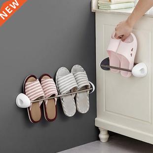 Wall Mounted Adhesive Home Retractable Towel Slipper Shoe