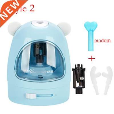 Tenwin 4 Colors Automatic Pencil Sharpener Cute for Kids Ele