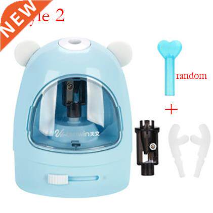Tenwin 4 Colors Automatic Pencil Sharpener Cute for Kids Ele