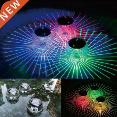 Outdoor Floating Underwater Ball Lamp Solar Powered Color Ch