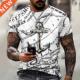 New Sleeved Men Oversize Tshirt Loose Casual Short Summer