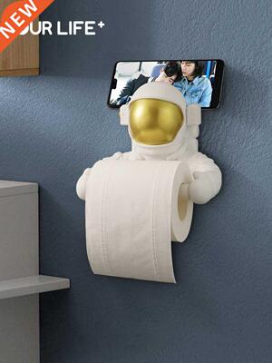 Astronaut Ornaments Gathering Bathroom Roll Tissue Storage