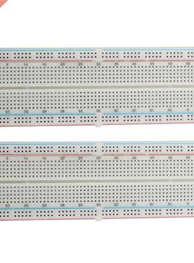 2x 830 contacts plugboard breadboard experiment board breadb