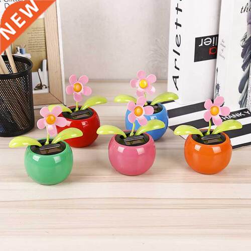 Funny Solar Powered Dancing Flower Swinging Toys Vibrant Fas