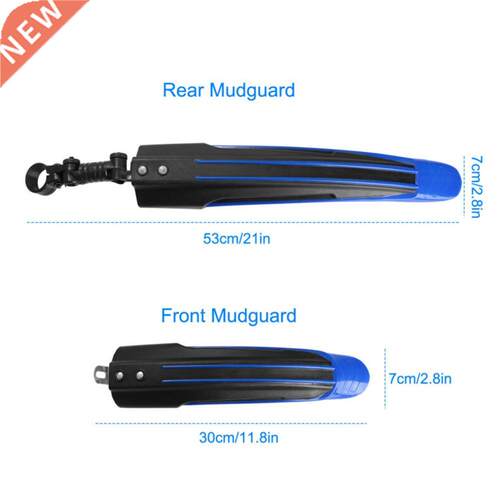 2Pcs Bicycle Mudguard MTB Bike Fender Mud Guards Wings Cycl