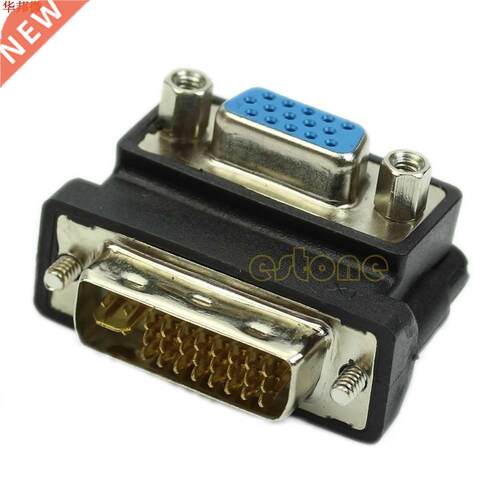 Adapter VGA Female To DVI 24+5 Male Right Angle 90 Degree C