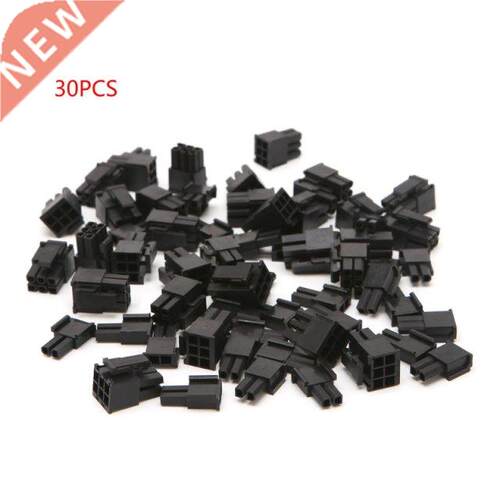 30Pcs 4.2mm 6+2 Pin Male Power Connector Plastic Shell For P