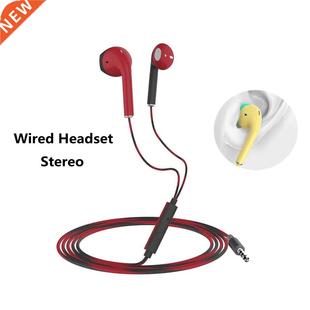 2022 NEW 3.5mm Wired Headphones With Bass Earbuds Stereo Ear