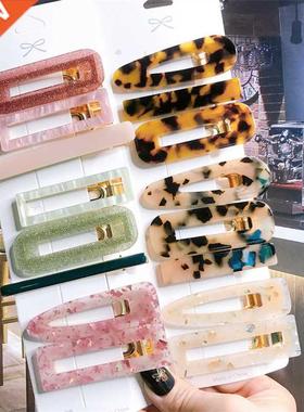 35 Styles 2/3pcs Hair Clip Set Acetate Hairpin Women Hair Ac