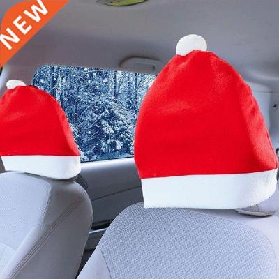 202 Christmas Santa Hat Headrest Car Headrest Covers