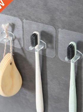 5x Tempat Sikat Gigi Transparan Hook Plug Higienis erdiri