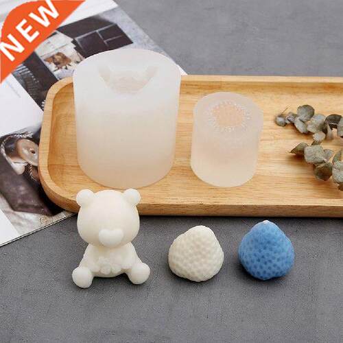 3D Bear Strawberry Silicone Mold DIY Birthday Party Cake